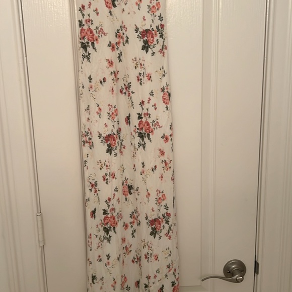 Reformation Germain Maxi Dress in Rose Floral with Spaghetti Straps Size XS - Picture 4 of 11